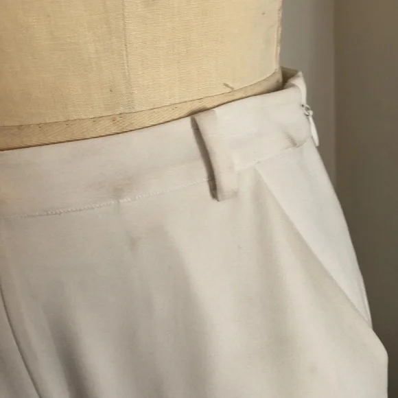 Bebe white wide leg crop - Picture 6 of 9